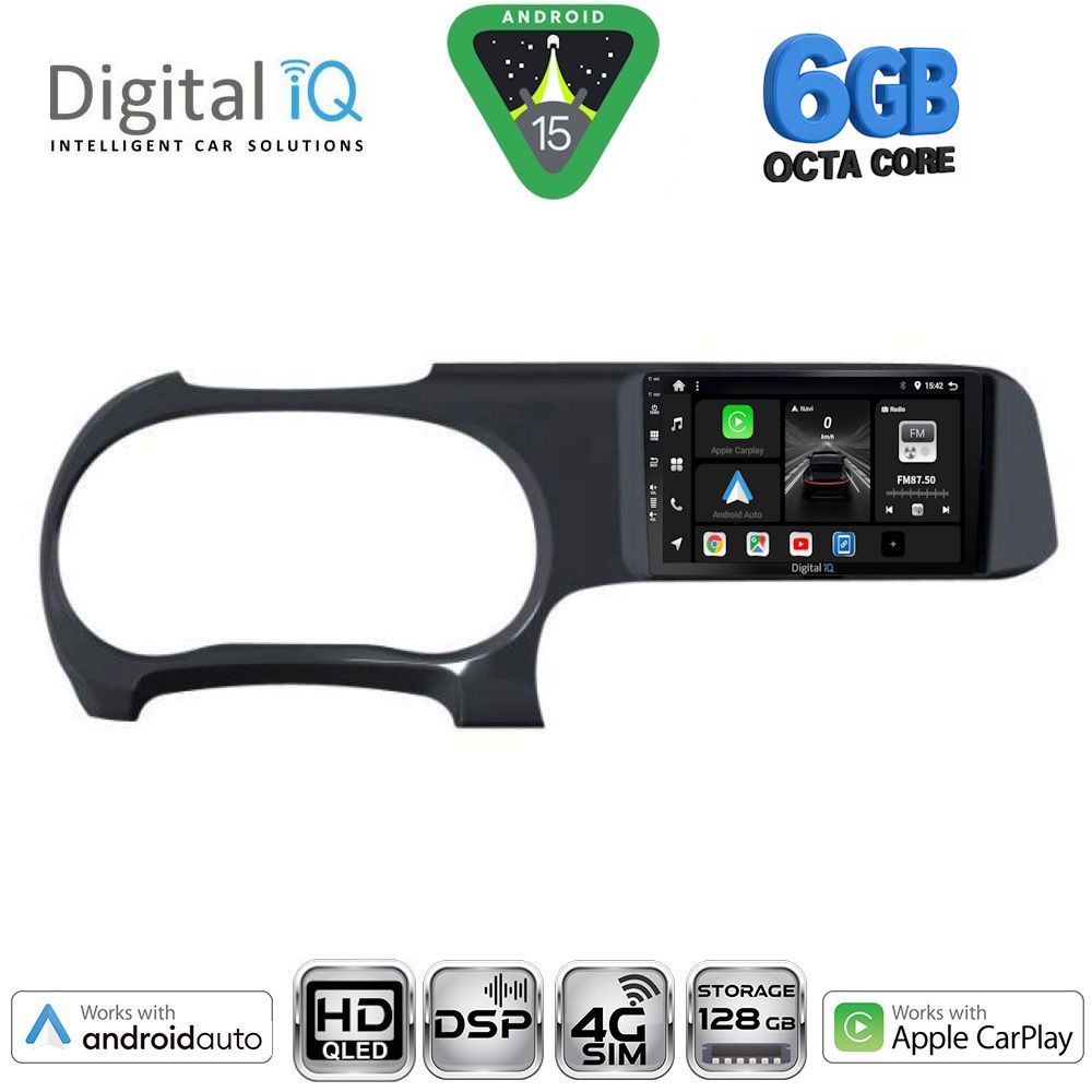 DIGITAL IQ BXF 17225_CPAA (9inc) MULTIMEDIA TABLET for HYUNDAI i10 mod. 2020-2026