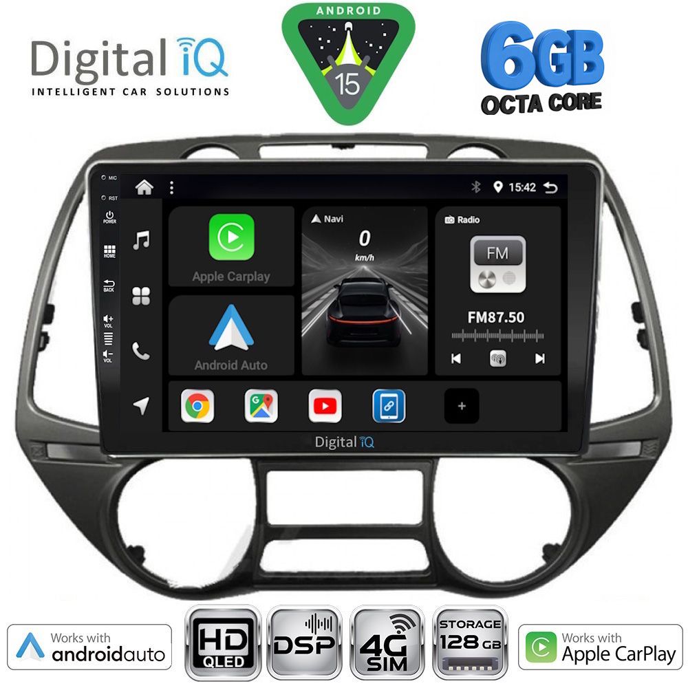 DIGITAL IQ BXF 17226_CPAA (9inc) MULTIMEDIA TABLET for HYUNDAI i20 mod. 2008-2014