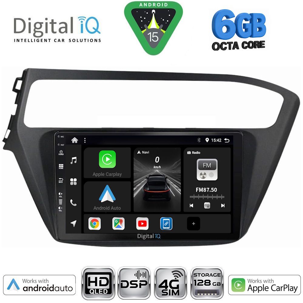 DIGITAL IQ BXF 17230_CPAA (9inc) MULTIMEDIA TABLET for HYUNDAI i20 mod. 2018-2021