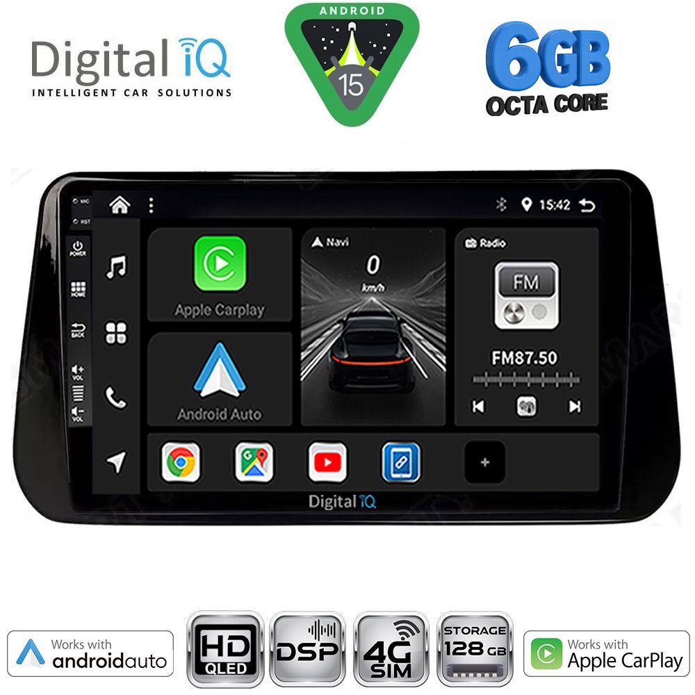 DIGITAL IQ BXF 17238B_CPAA (10inc) MULTIMEDIA TABLET for HYUNDAI IX45 - SANTA FE mod. 2021-2023