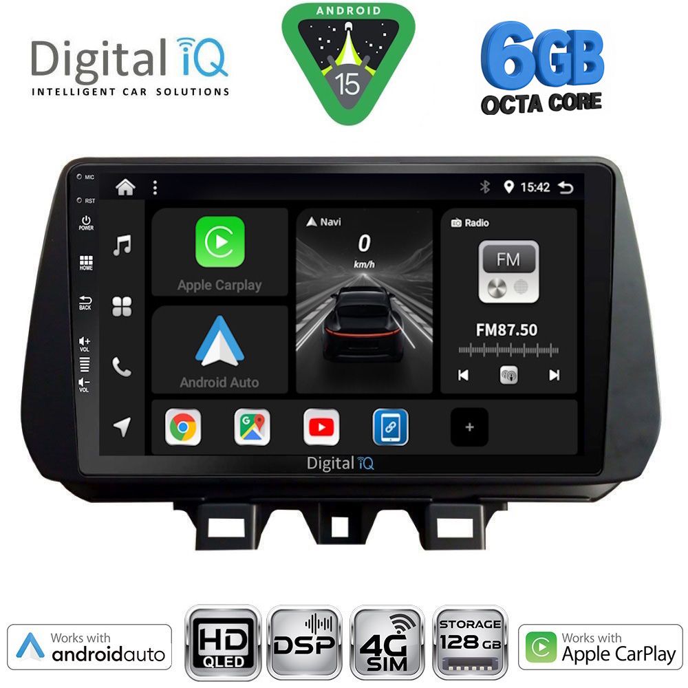 DIGITAL IQ BXF 17244_CPAA (9inc) MULTIMEDIA TABLET for HYUNDAI TUCSON mod. 2019-2023