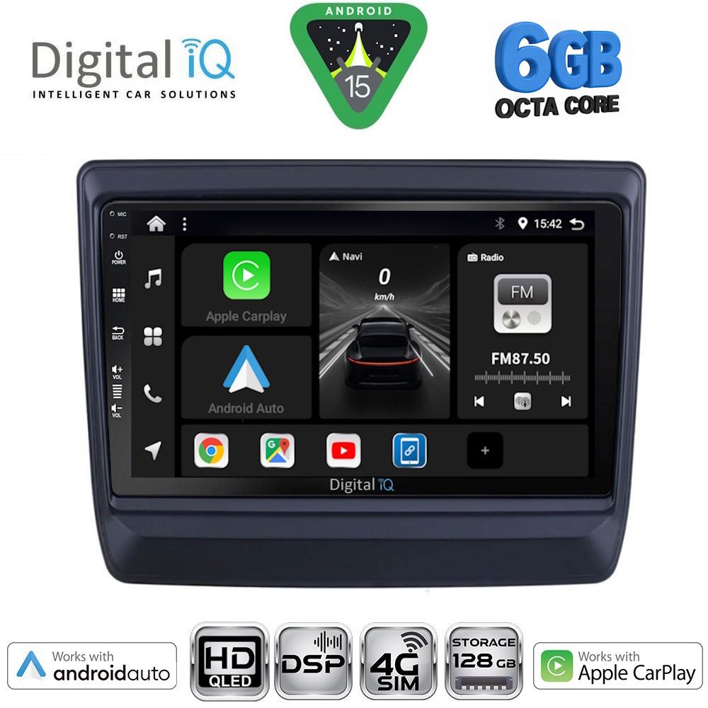 DIGITAL IQ BXF 17256_CPAA (9inc) MULTIMEDIA TABLET for ISUZU DMAX mod. 2020-2026