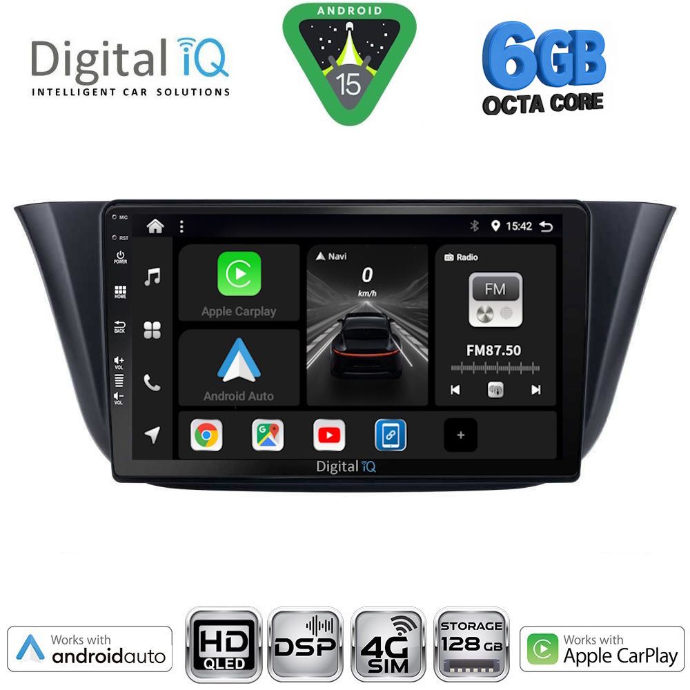 DIGITAL IQ BXF 17265_CPAA (9inc) MULTIMEDIA TABLET for IVECO DAILY mod. 2014-2023