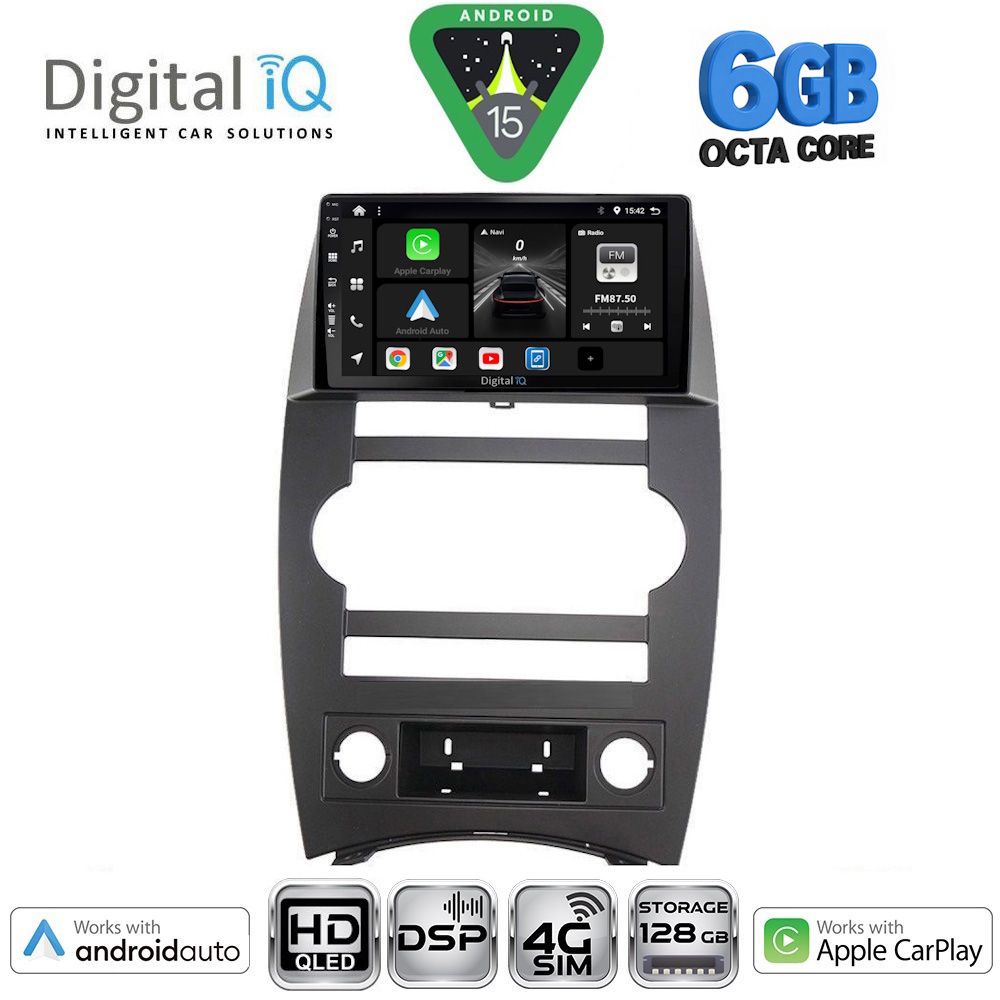 DIGITAL IQ BXF 17274_CPAA (9inc) MULTIMEDIA TABLET for JEEP COMMANDER mod. 2007-2009