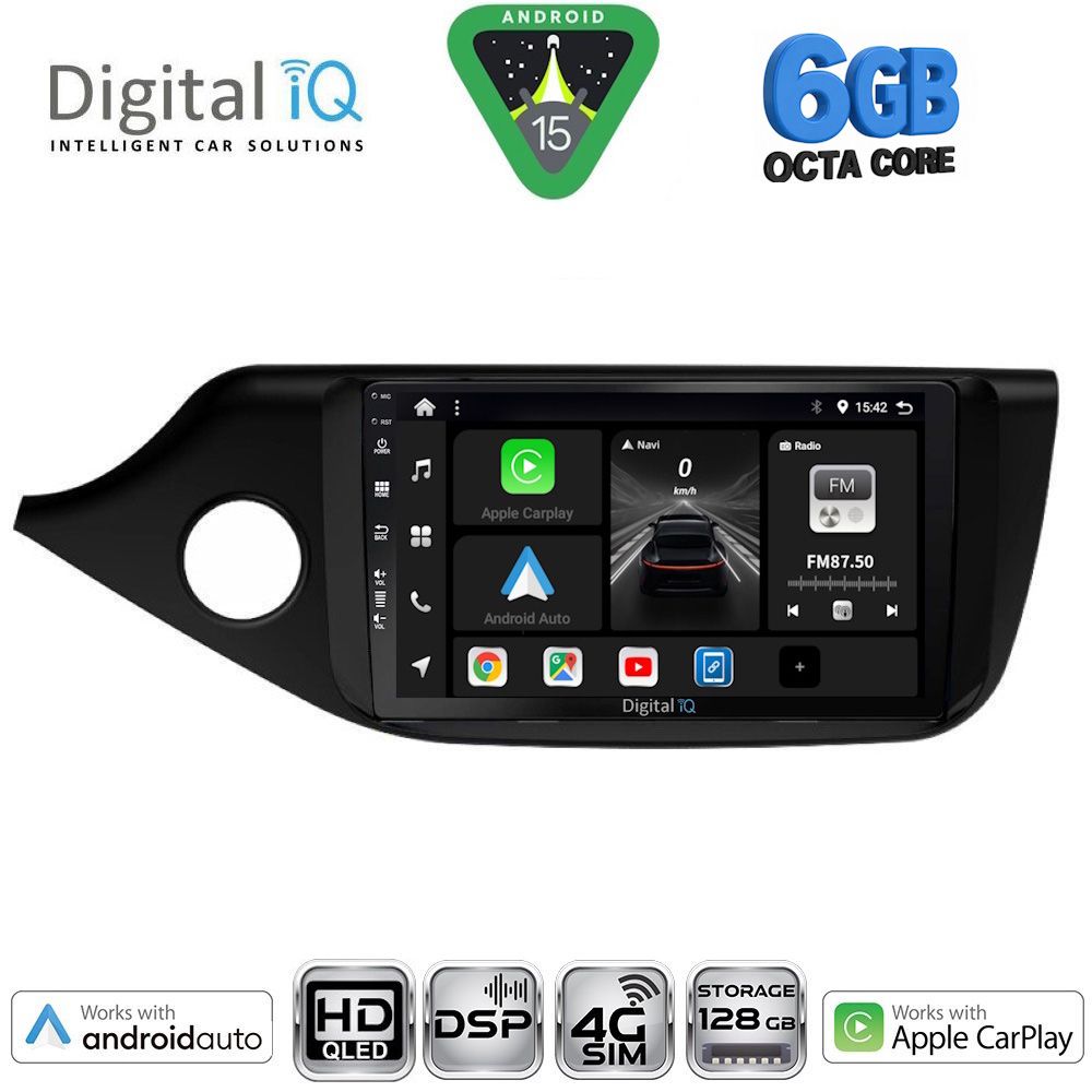 DIGITAL IQ BXF 17302_CPAA (9inc) MULTIMEDIA TABLET for KIA CEED mod. 2012-2018