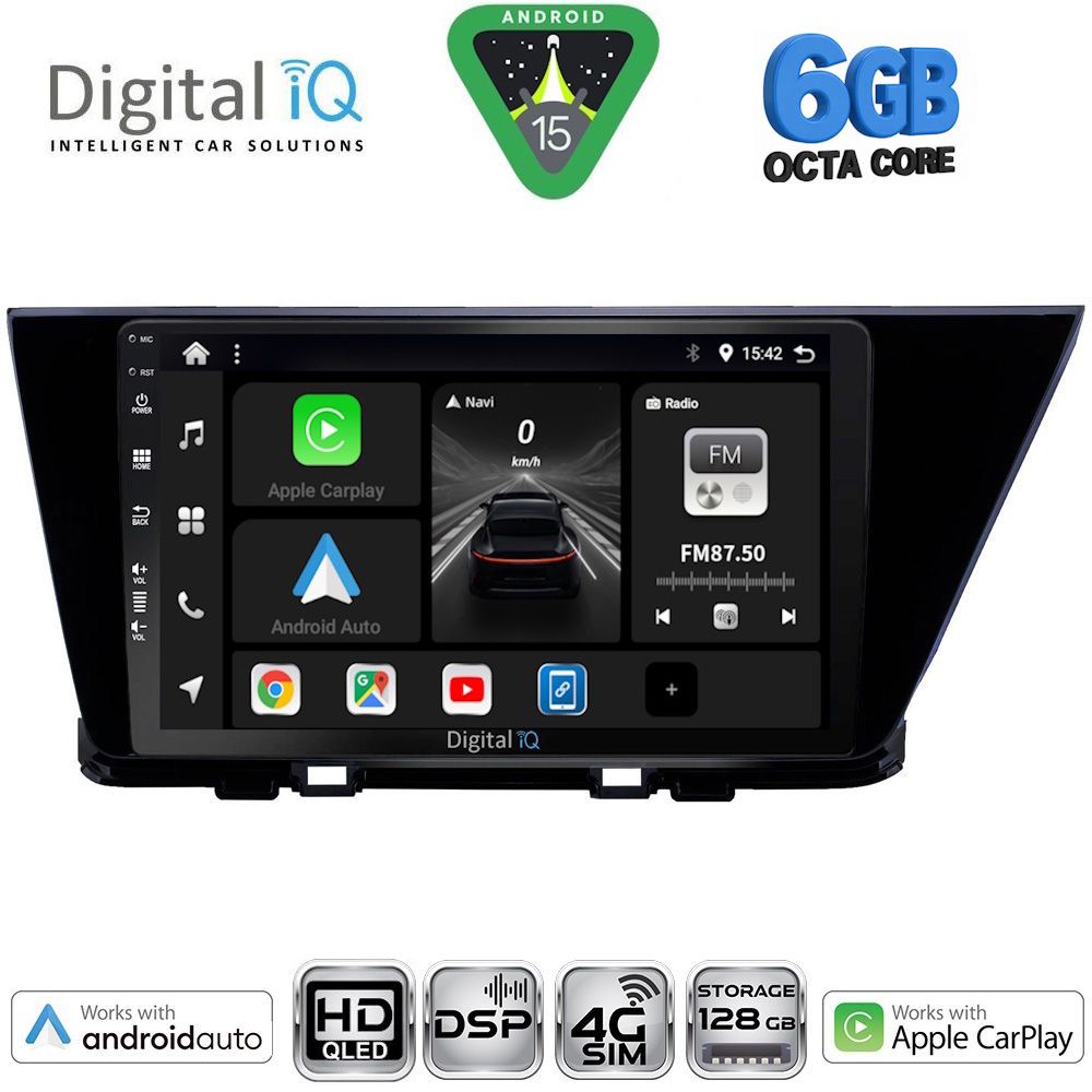 DIGITAL IQ BXF 17305_CPAA (9inc) MULTIMEDIA TABLET for KIA NIRO mod. 2017-2021