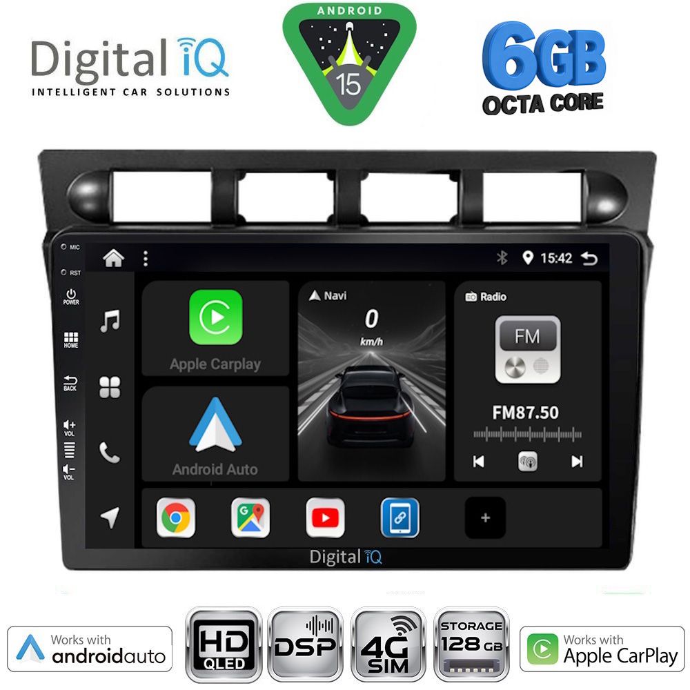 DIGITAL IQ BXF 17306_CPAA (9inc) MULTIMEDIA TABLET for KIA PICANTO mod. 2004-2008
