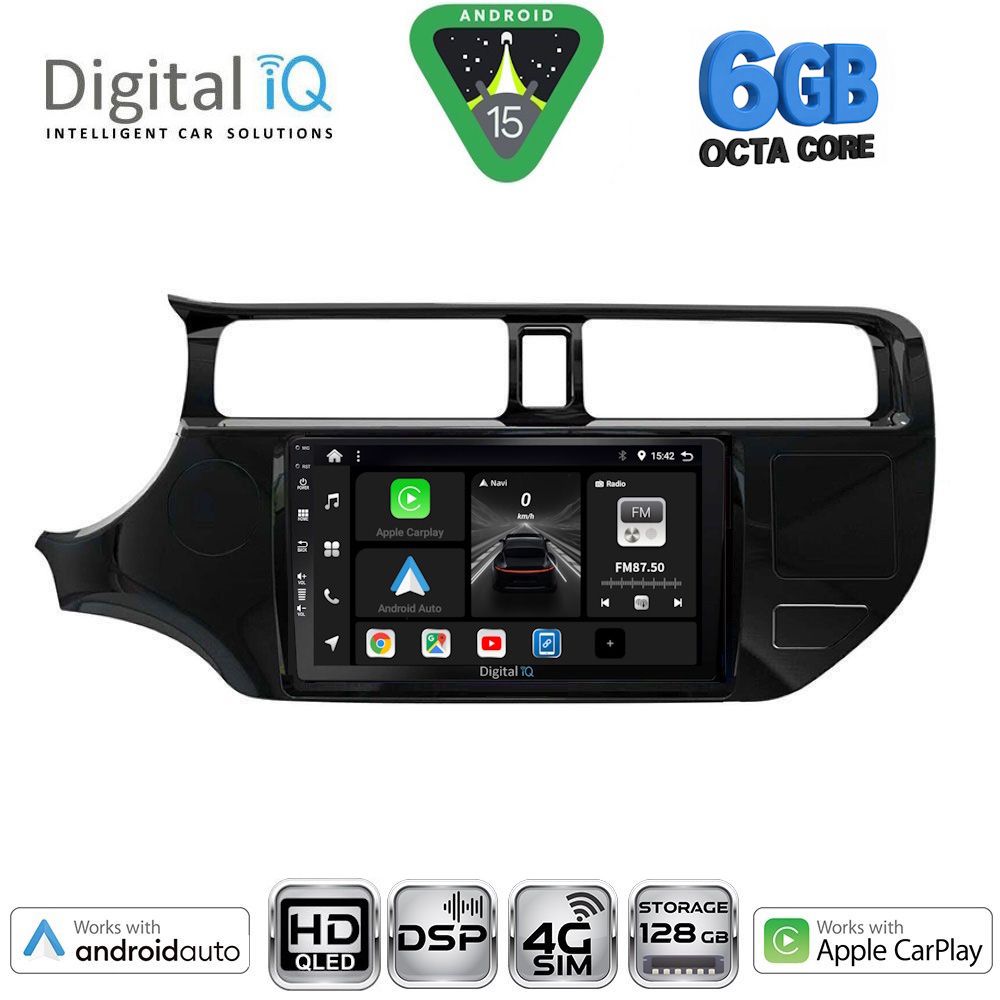 DIGITAL IQ BXF 17314_CPAA (9inc) MULTIMEDIA TABLET for KIA RIO mod. 2012-2015