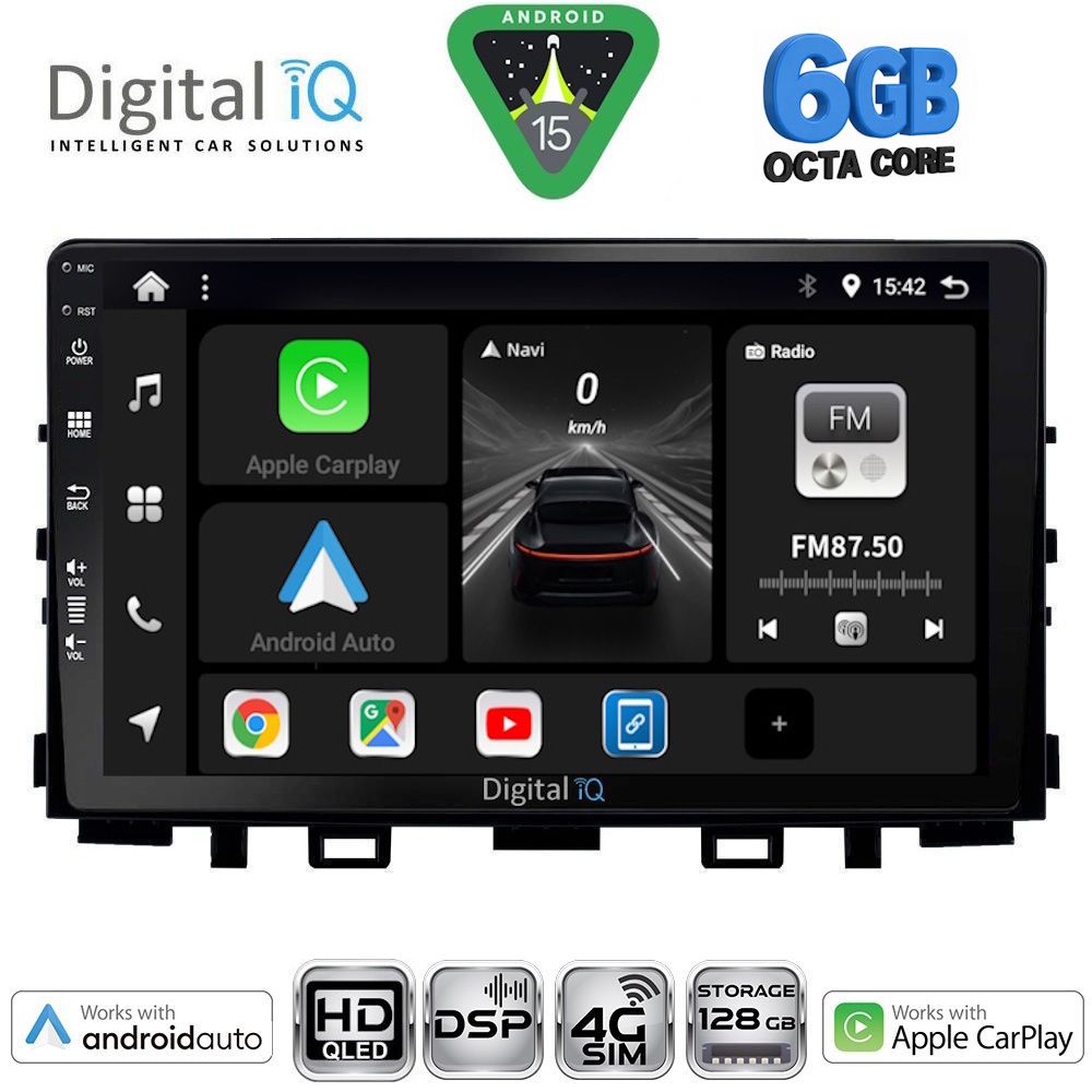 DIGITAL IQ BXF 17316_CPAA (9inc) MULTIMEDIA TABLET for KIA RIO mod. 2018-2026 – STONIC mod. 2017-2026