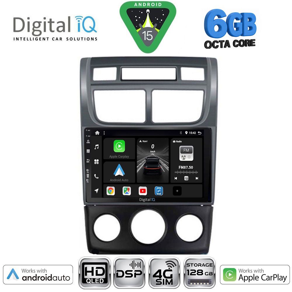DIGITAL IQ BXF 17324BL_CPAA (A/C) (9inc) MULTIMEDIA TABLET for KIA SPORTAGE mod. 2004-2010