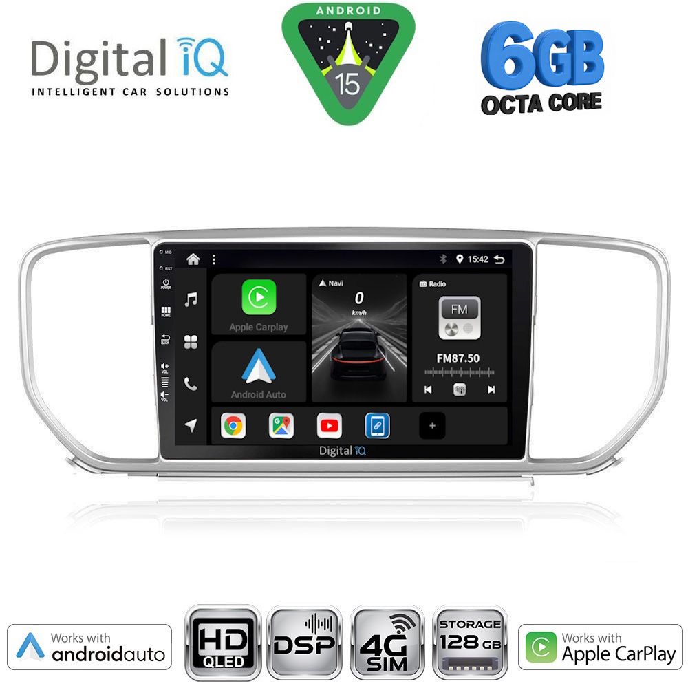 DIGITAL IQ BXF 17327_CPAA (9inc) MULTIMEDIA TABLET for KIA SPORTAGE mod. 2018-2021