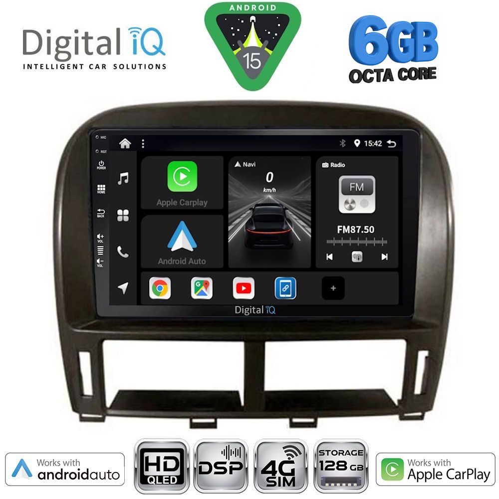 DIGITAL IQ BXF 17343_CPAA (9inc) MULTIMEDIA TABLET for LEXUS LS 430 – XF 430 mod. 2000-2006