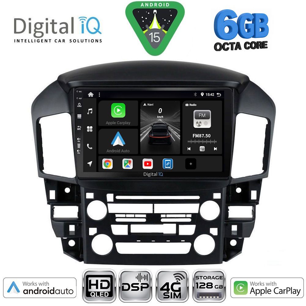 DIGITAL IQ BXF 17344_CPAA (9inc) MULTIMEDIA TABLET for LEXUS RX 300 mod. 1998-2003
