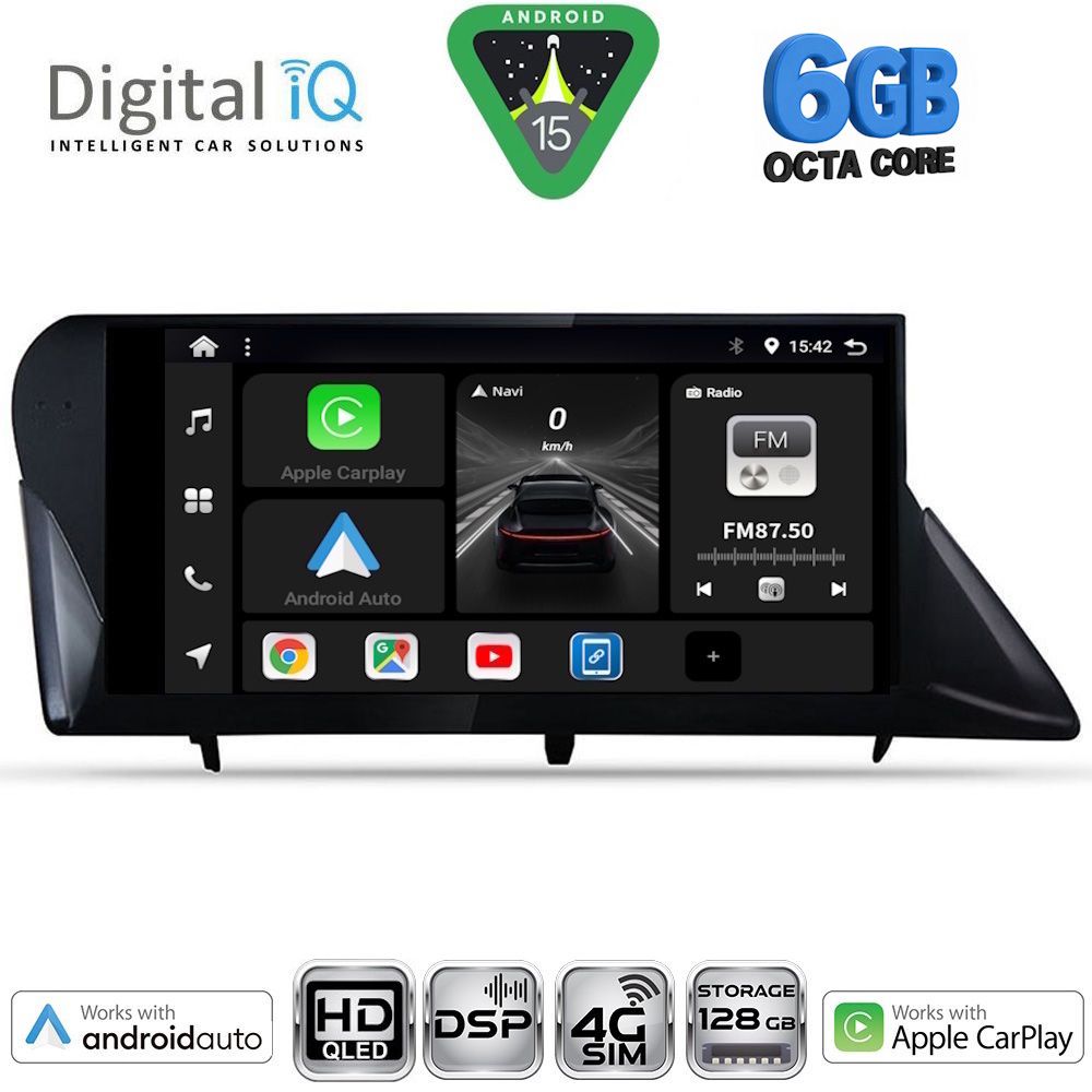 DIGITAL IQ BXF 17346_CPAA (9inc) MULTIMEDIA TABLET for LEXUS RX mod. 2009-2014