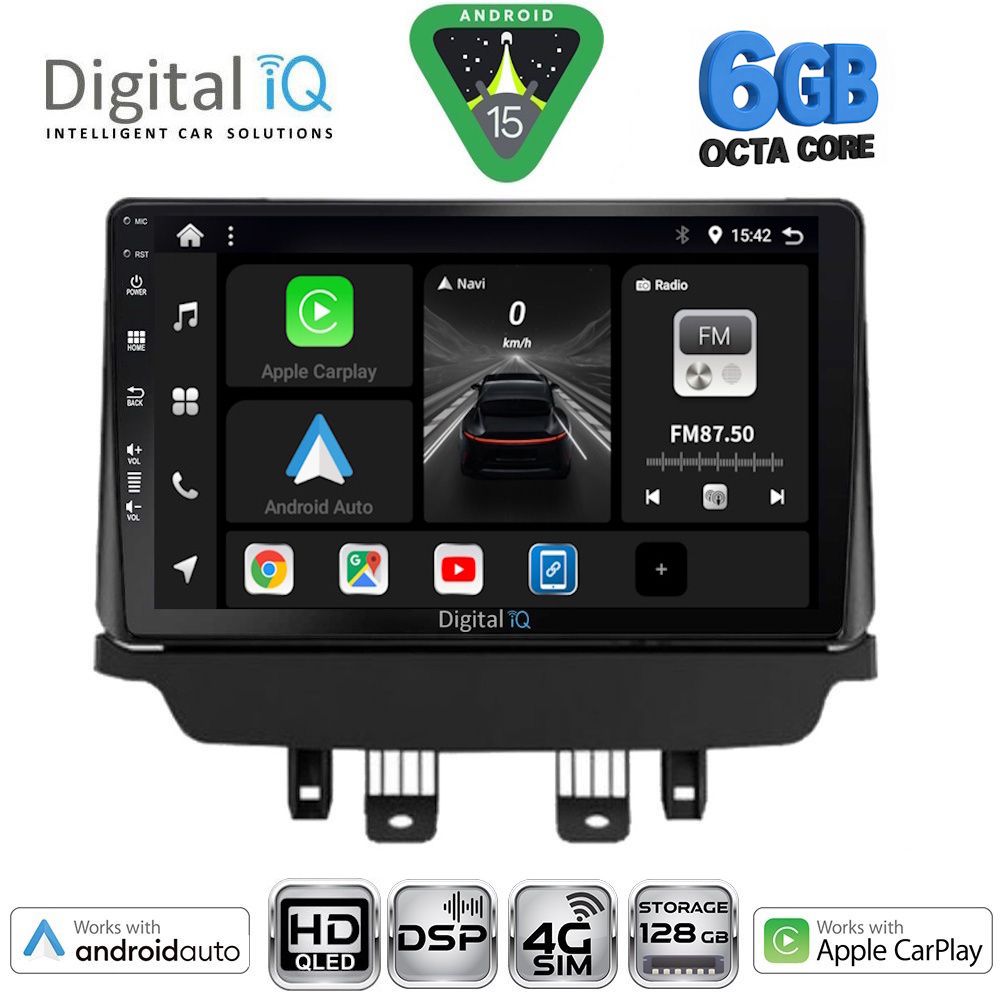 DIGITAL IQ BXF 17362_CPAA (9inc) MULTIMEDIA TABLET for MAZDA 2 mod. 2014-2023