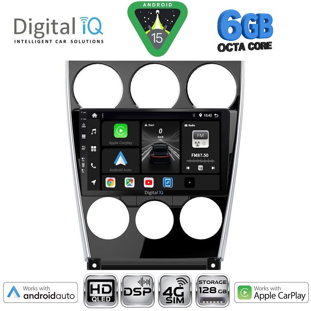 DIGITAL IQ BXF 17375_CPAA (9inc) MULTIMEDIA TABLET for MAZDA 6 (FACELIFT) mod. 2005-2008