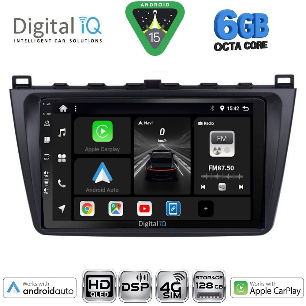 DIGITAL IQ BXF 17377_CPAA (9inc) MULTIMEDIA TABLET for MAZDA 6 mod. 2008-2012