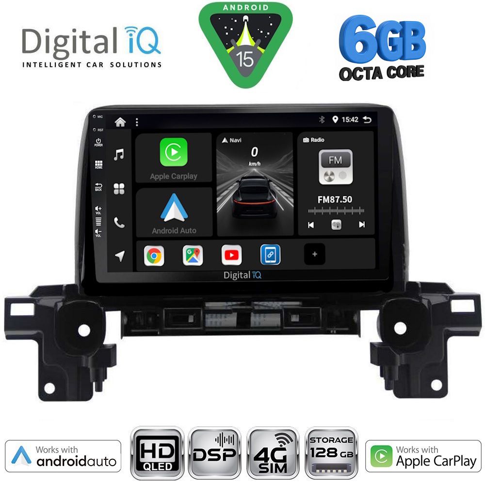 DIGITAL IQ BXF 17381_CPAA (9inc) MULTIMEDIA TABLET for MAZDA CX5 mod. 2017-2025