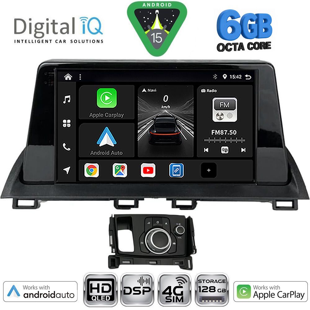 DIGITAL IQ BXF 17386_CPAA (9inc) MULTIMEDIA TABLET for MAZDA CX4 mod. 2016-2025