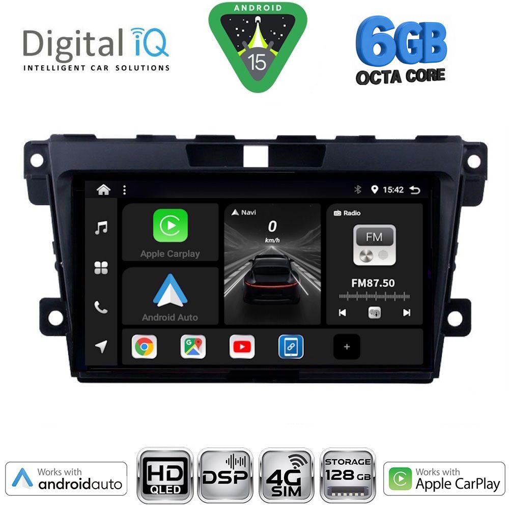 DIGITAL IQ BXF 17389_CPAA (9inc) MULTIMEDIA TABLET for MAZDA CX7 mod. 2006-2012