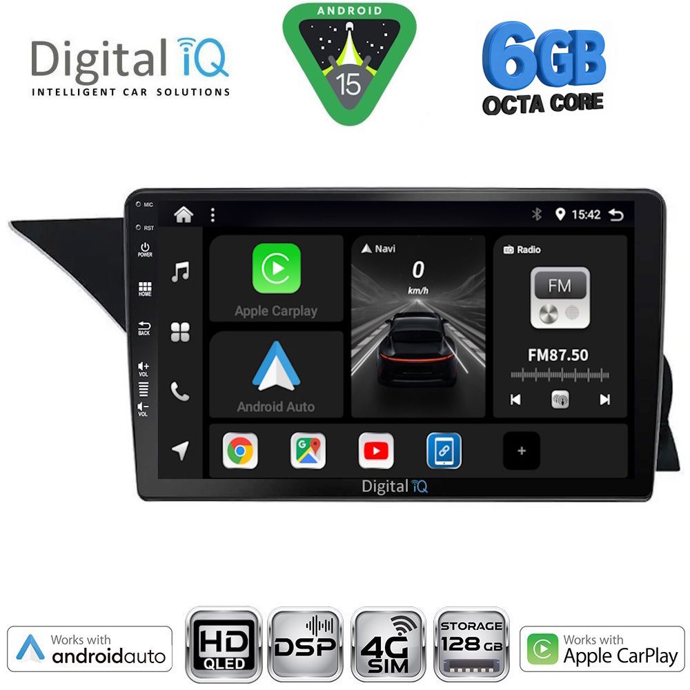 DIGITAL IQ BXF 17412_CPAA (NTG 4.5) (9inc) MULTIMEDIA TABLET for MERCEDES GLK (X204) mod. 2013-2017