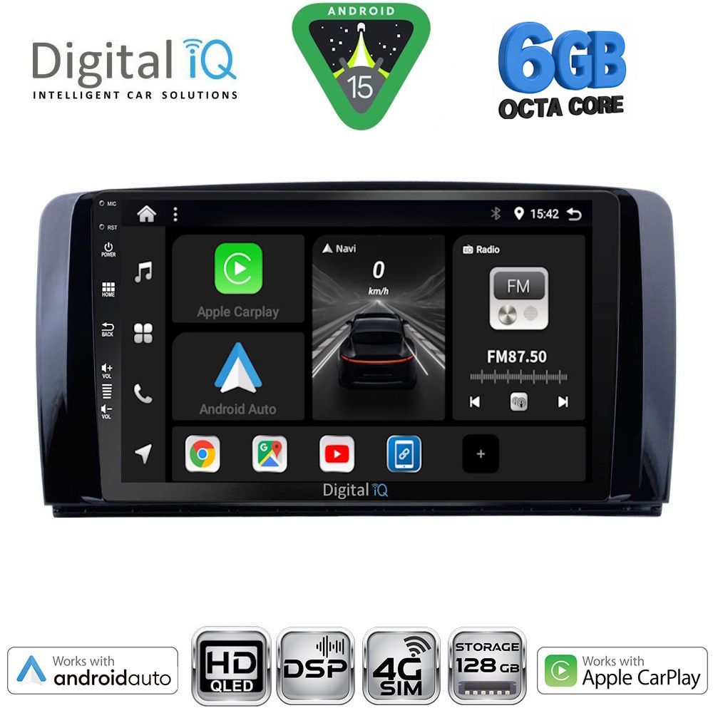 DIGITAL IQ BXF 17422_CPAA (9inc) MULTIMEDIA TABLET for MERCEDES R (W251) mod. 2006-2015