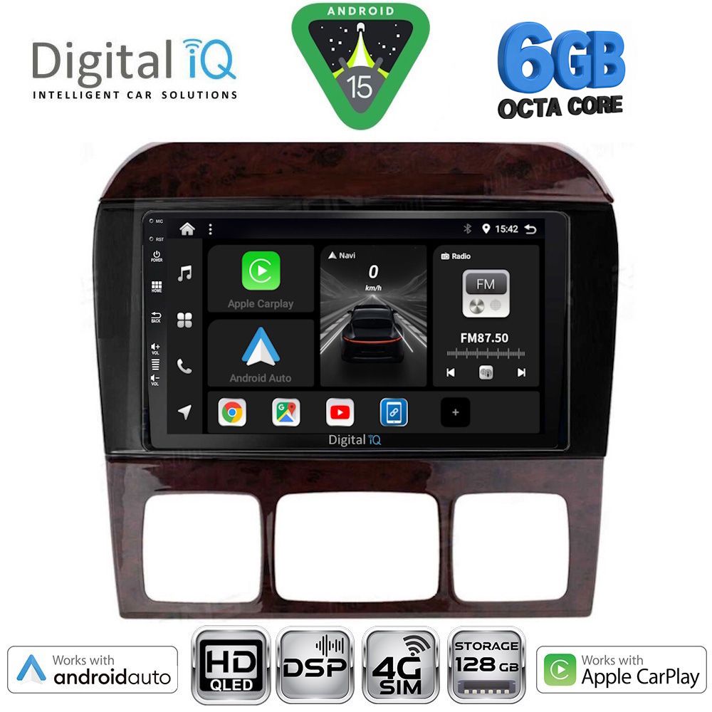 DIGITAL IQ BXF 17426_CPAA (9inc) MULTIMEDIA TABLET for MERCEDES S (W220) mod. 1998-2005