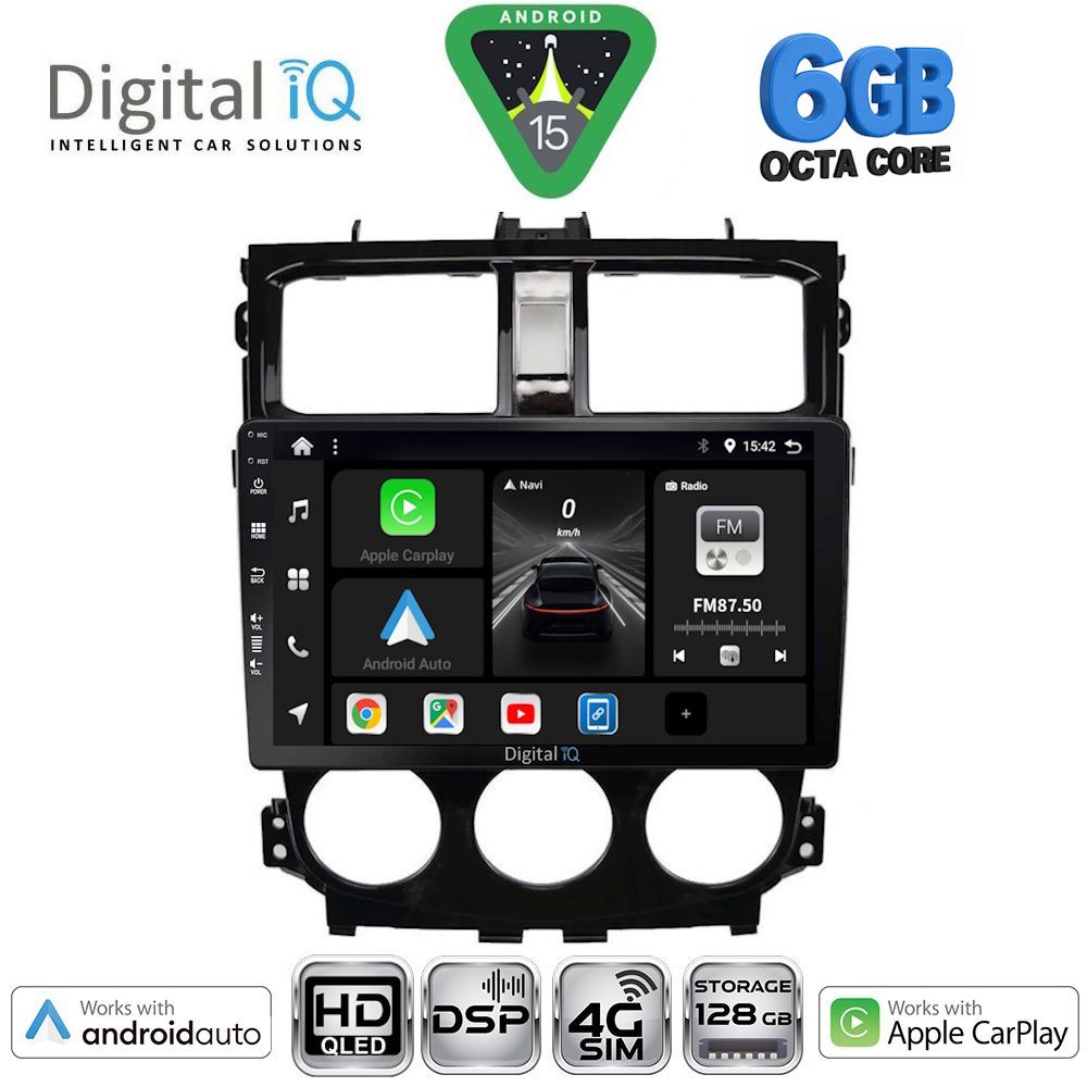 DIGITAL IQ BXF 17435_CPAA (9inc) MULTIMEDIA TABLET for MITSUBISHI COLT mod. 2013-2023
