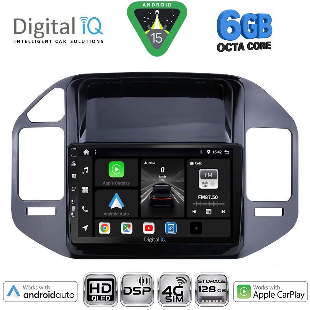 DIGITAL IQ BXF 17444_CPAA (9inc) MULTIMEDIA TABLET for MITSUBISHI PAJERO mod. 1999-2006