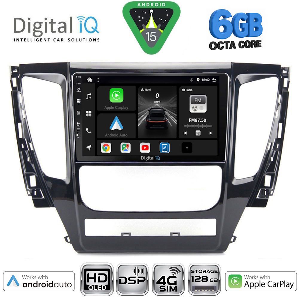 DIGITAL IQ BXF 17447A_CPAA (9inc) MULTIMEDIA TABLET for MITSUBISHI PAJERO mod. 2013-2020