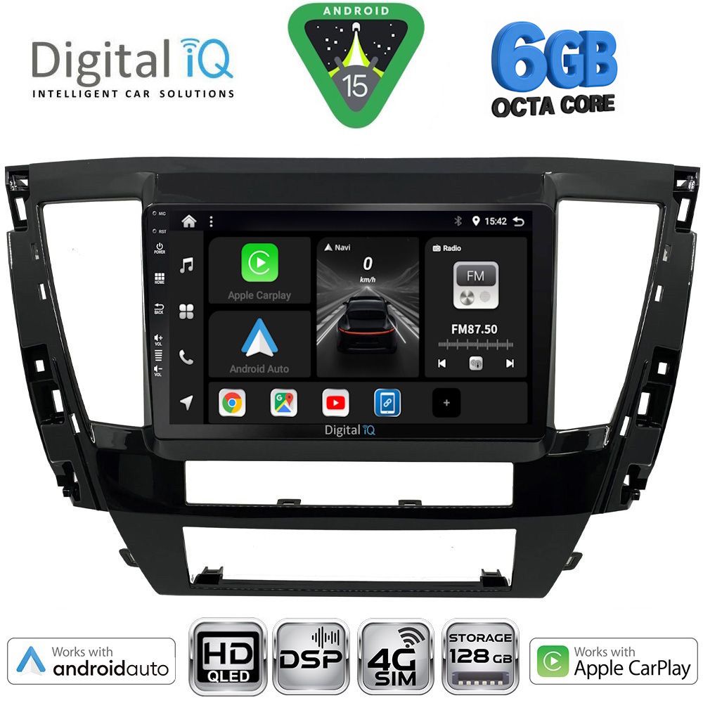 DIGITAL IQ BXF 17447S_CPAA (9inc) MULTIMEDIA TABLET for MITSUBISHI PAJERO SPORT mod. 2020-2026