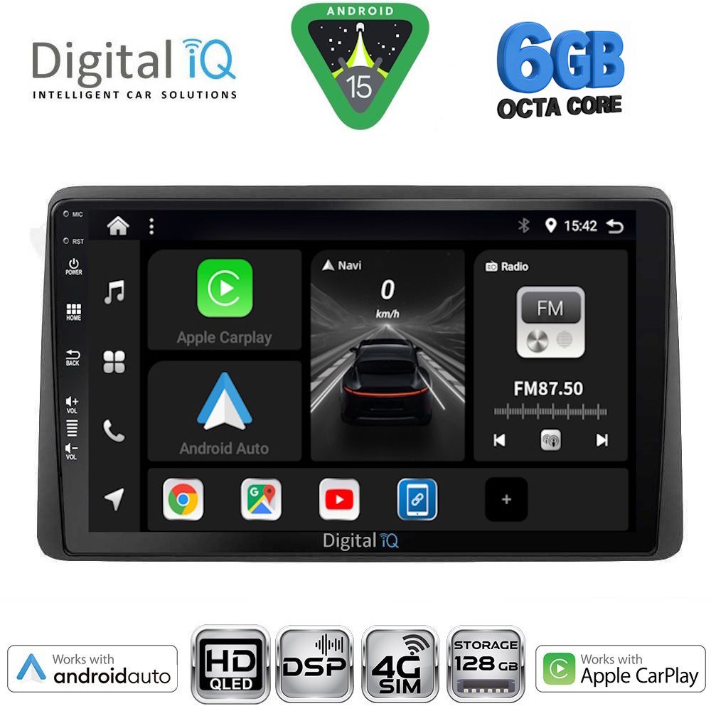 DIGITAL IQ BXF 17450_CPAA (10inc) MULTIMEDIA TABLET for NISSAN NAVARA D22 mod. 1998-2004