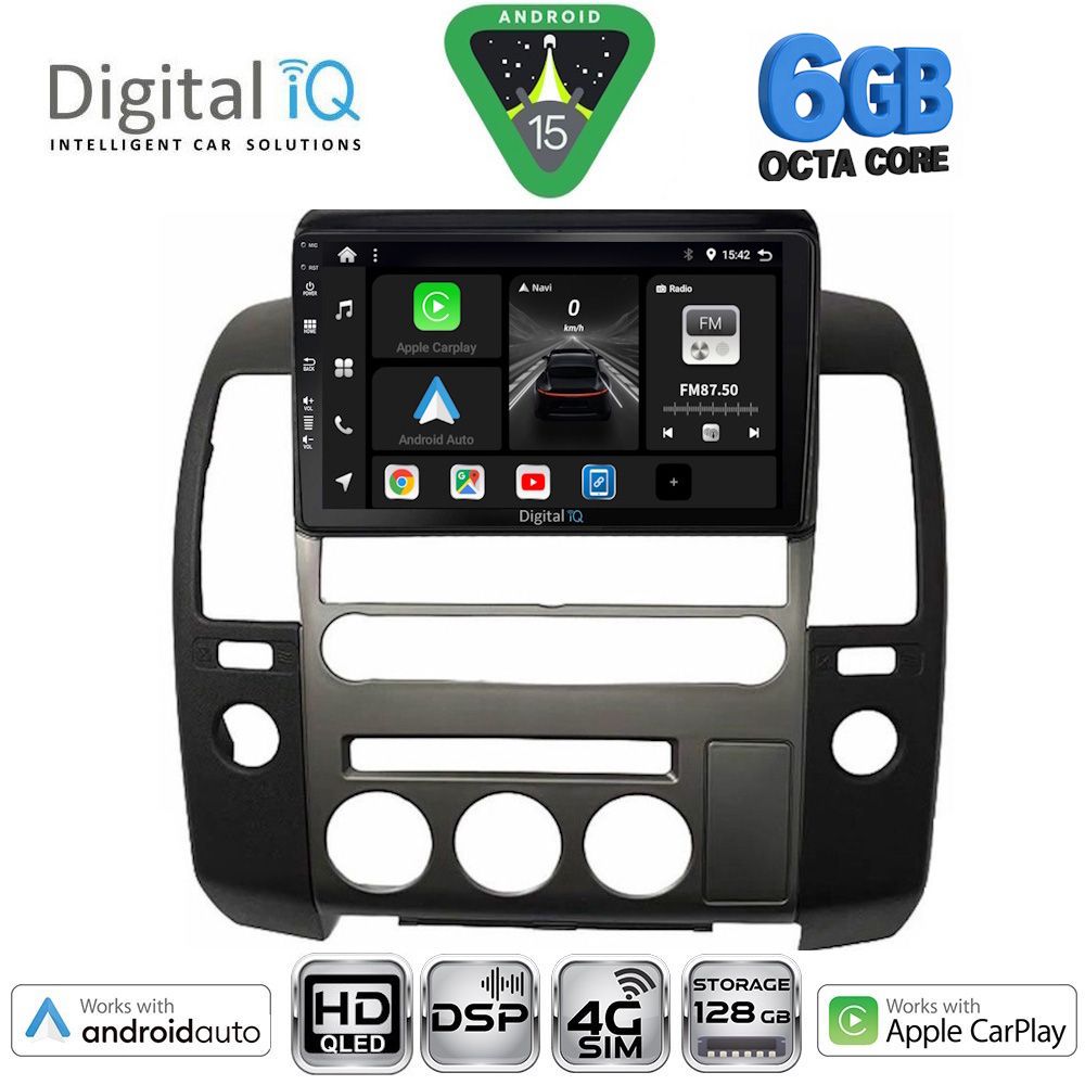 DIGITAL IQ BXF 17454_CPAA (ORIG.NAVI) (9inc) MULTIMEDIA TABLET for NISSAN NAVARA D40 mod. 2006-2011 με Original Navi