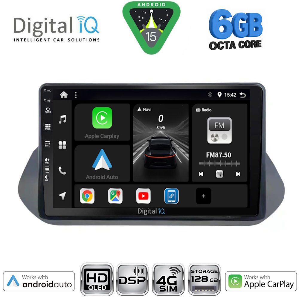 DIGITAL IQ BXF 17469_CPAA (10inc) MULTIMEDIA TABLET for NISSAN QASHQAI mod. 2021-2024
