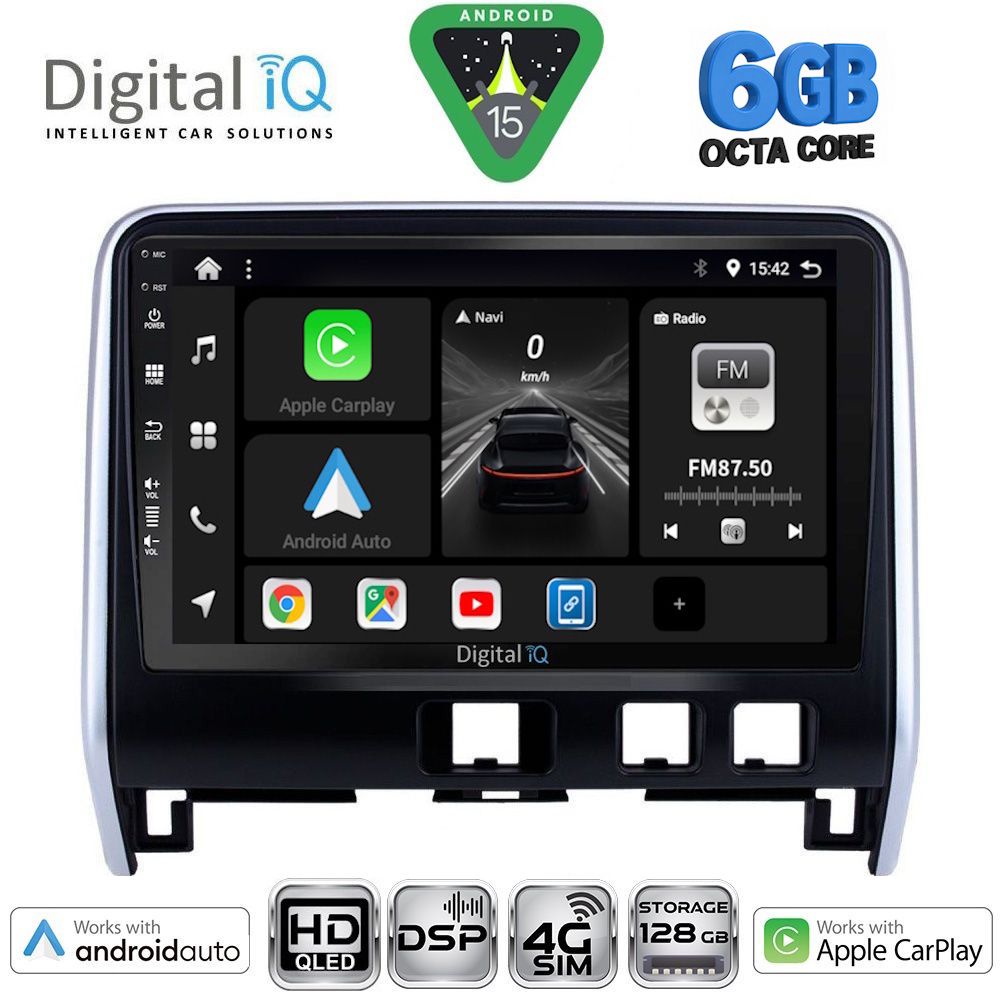 DIGITAL IQ BXF 17471_CPAA (10inc) MULTIMEDIA TABLET for NISSAN SERENA mod. 2016-2022