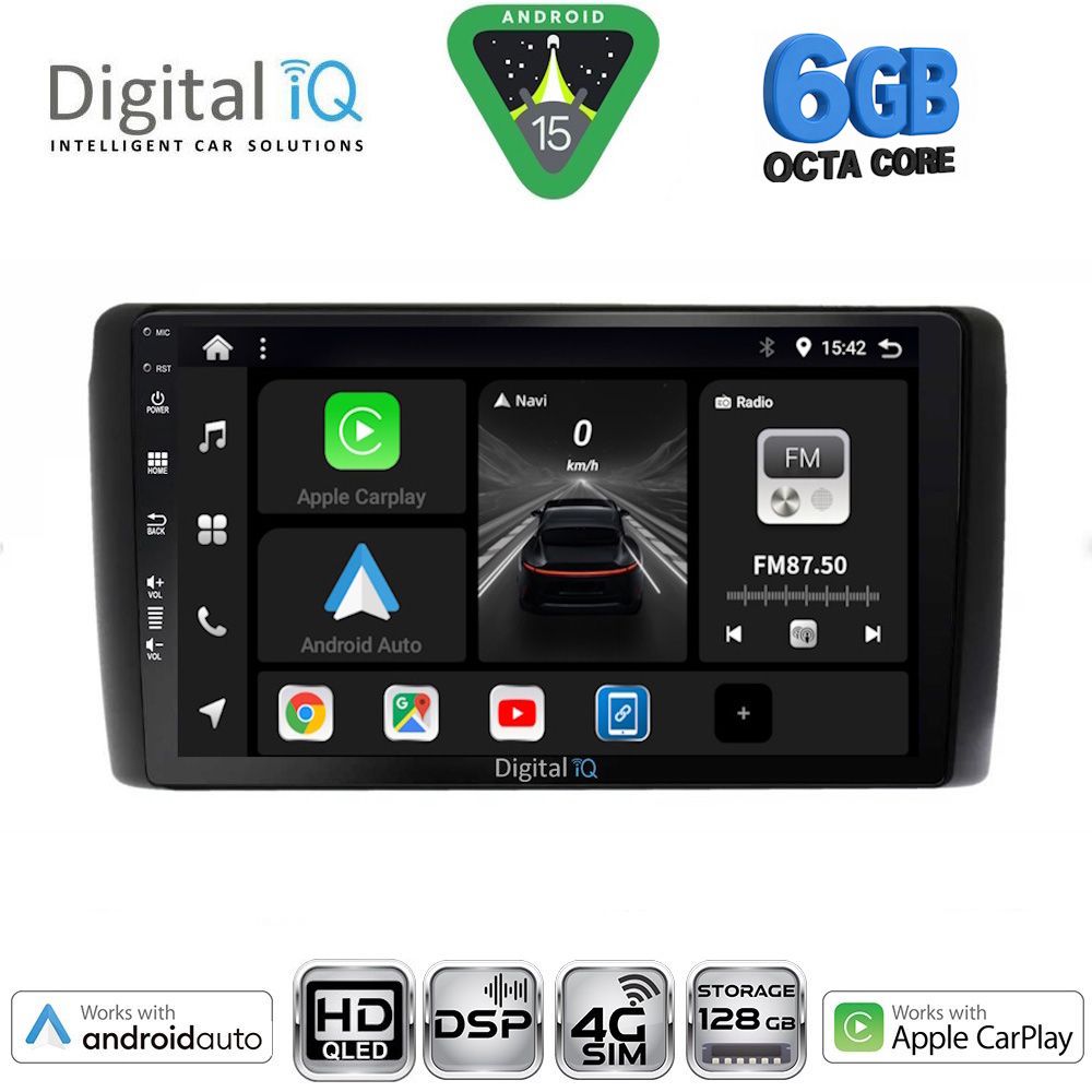 DIGITAL IQ BXF 17472_CPAA (9inc) MULTIMEDIA TABLET for NISSAN LEAF mod. 2009-2017
