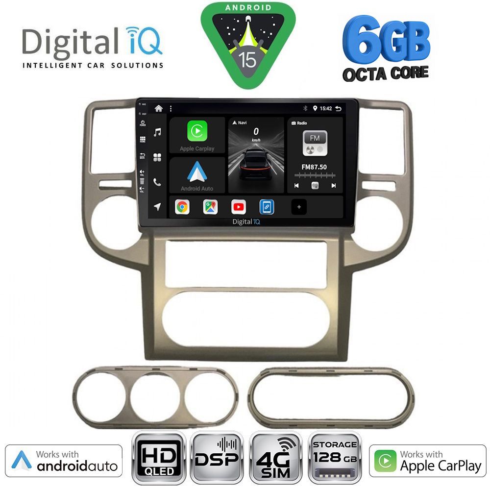 DIGITAL IQ BXF 17475_CPAA (10inc) MULTIMEDIA TABLET for NISSAN XTRAIL mod. 2004-2007