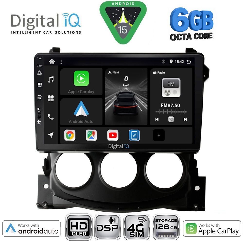 DIGITAL IQ BXF 17479_CPAA (9inc) MULTIMEDIA TABLET for NISSAN 370Z mod. 2009-2012
