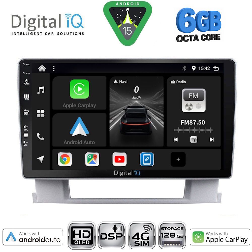 DIGITAL IQ BXF 17482_CPAA (9inc) MULTIMEDIA TABLET for OPEL ASTRA J mod. 2010-2016