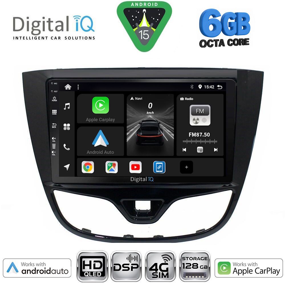 DIGITAL IQ BXF 17489_CPAA (10inc) MULTIMEDIA TABLET for OPEL KARL mod. 2014-2019