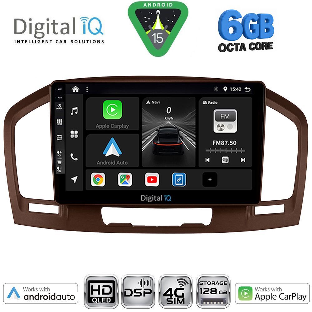 DIGITAL IQ BXF 17491BR_CPAA (9inc) MULTIMEDIA TABLET for OPEL INSIGNIA mod. 2008-2013 (BROWN)