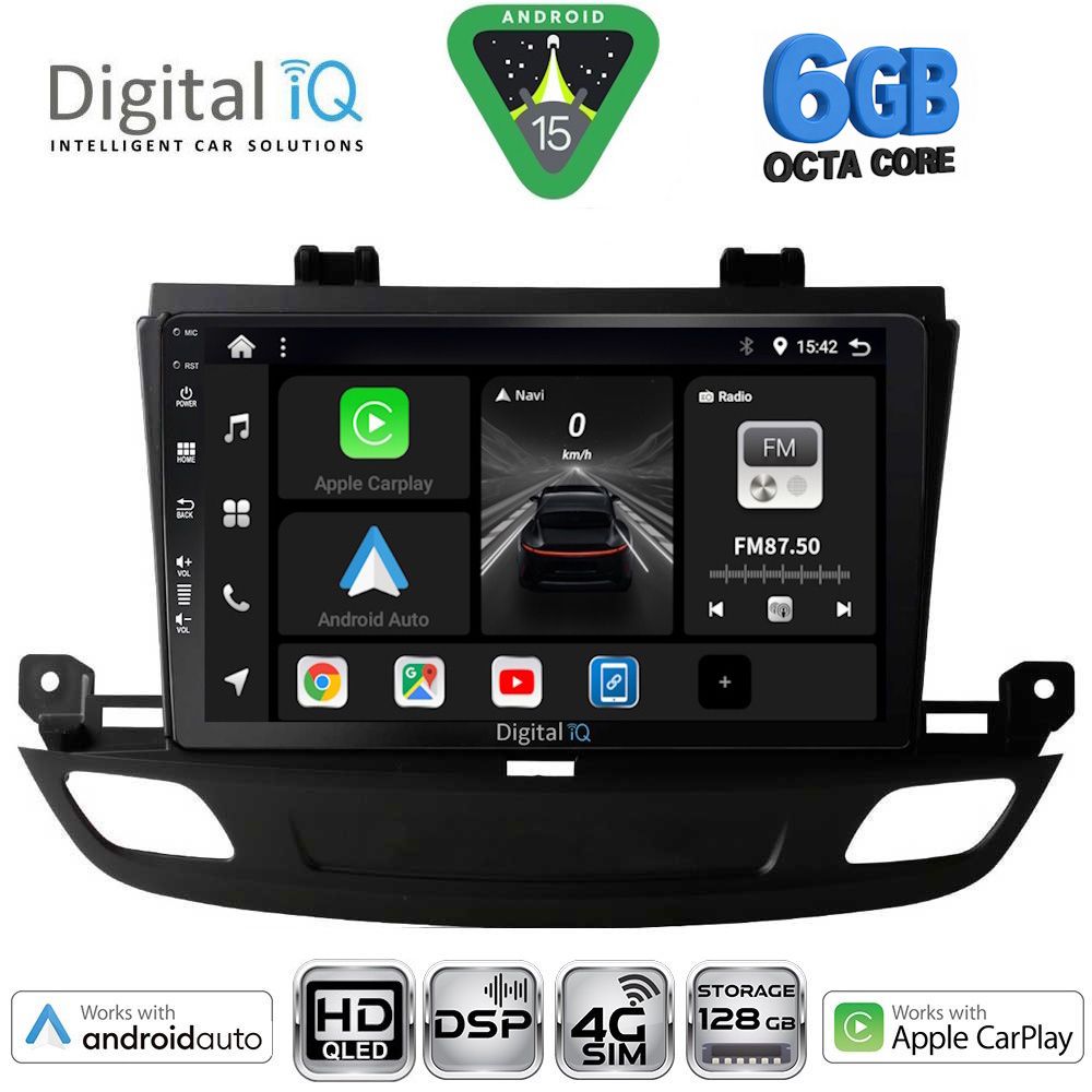 DIGITAL IQ BXF 17493_CPAA (9inc) MULTIMEDIA TABLET for OPEL INSIGNIA mod. 2018-2024