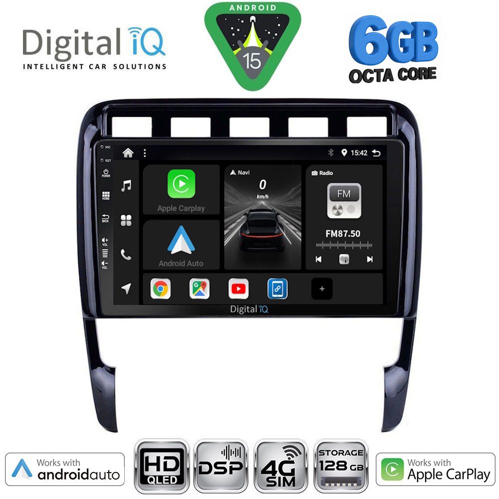 DIGITAL IQ BXF 17535_CPAA (9inc) MULTIMEDIA TABLET for PORSCHE CAYENNE mod. 2002-2011