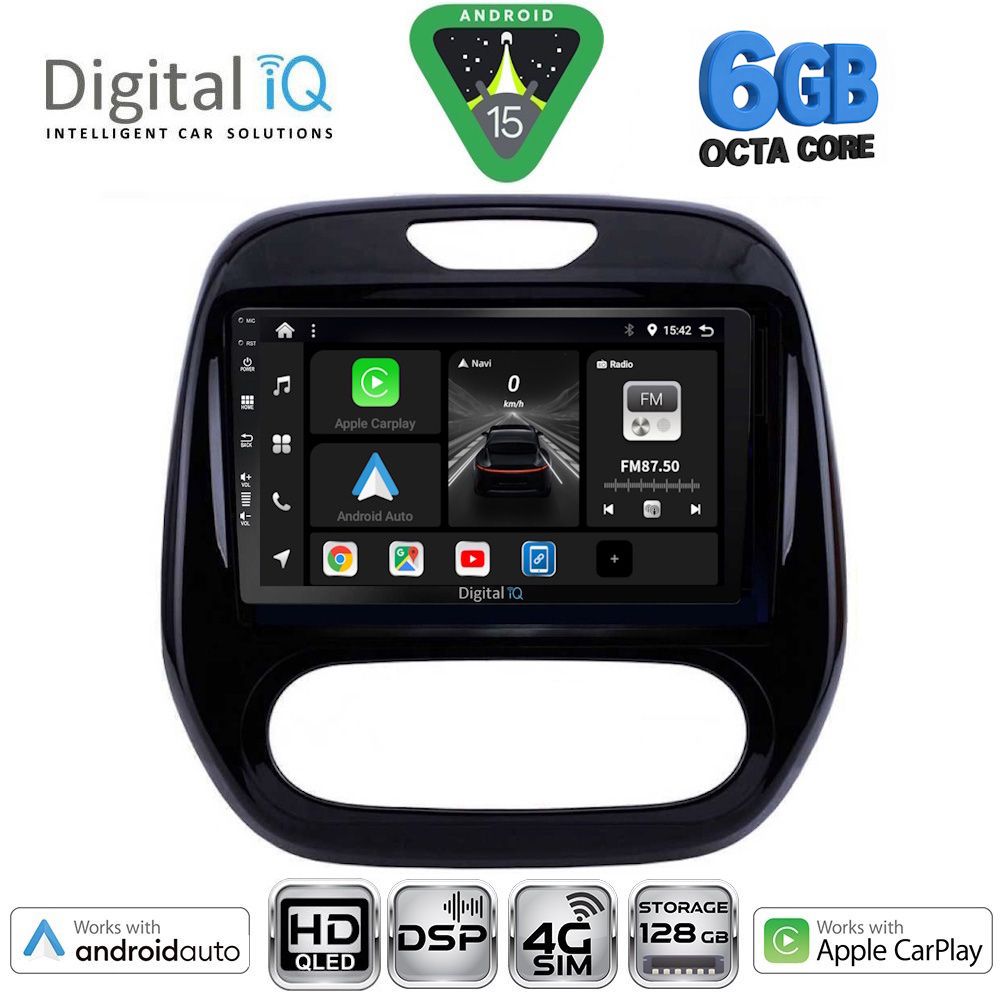 DIGITAL IQ BXF 17542_CPAA (9inc) MULTIMEDIA TABLET for RENAULT CAPTUR mod. 2013-2019