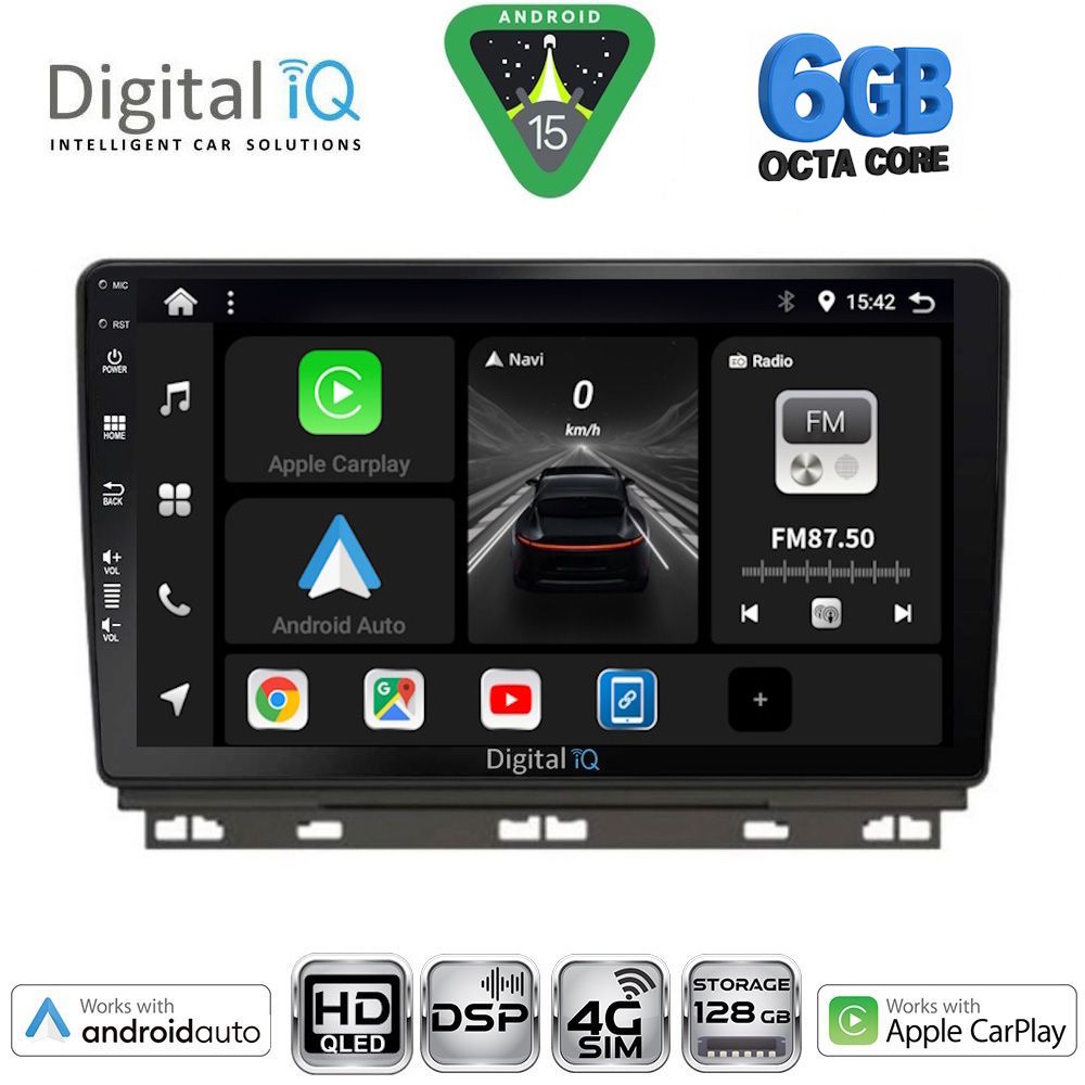 DIGITAL IQ BXF 17546_CPAA (9inc) MULTIMEDIA TABLET for RENAULT CLIO - CAPTUR mod. 2019-2026