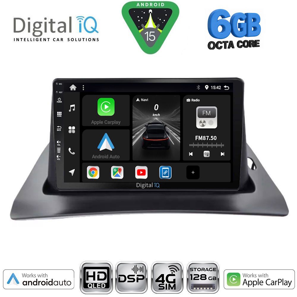 DIGITAL IQ BXF 17550_CPAA (9inc) MULTIMEDIA TABLET for RENAULT KANGOO mod. 2010-2021
