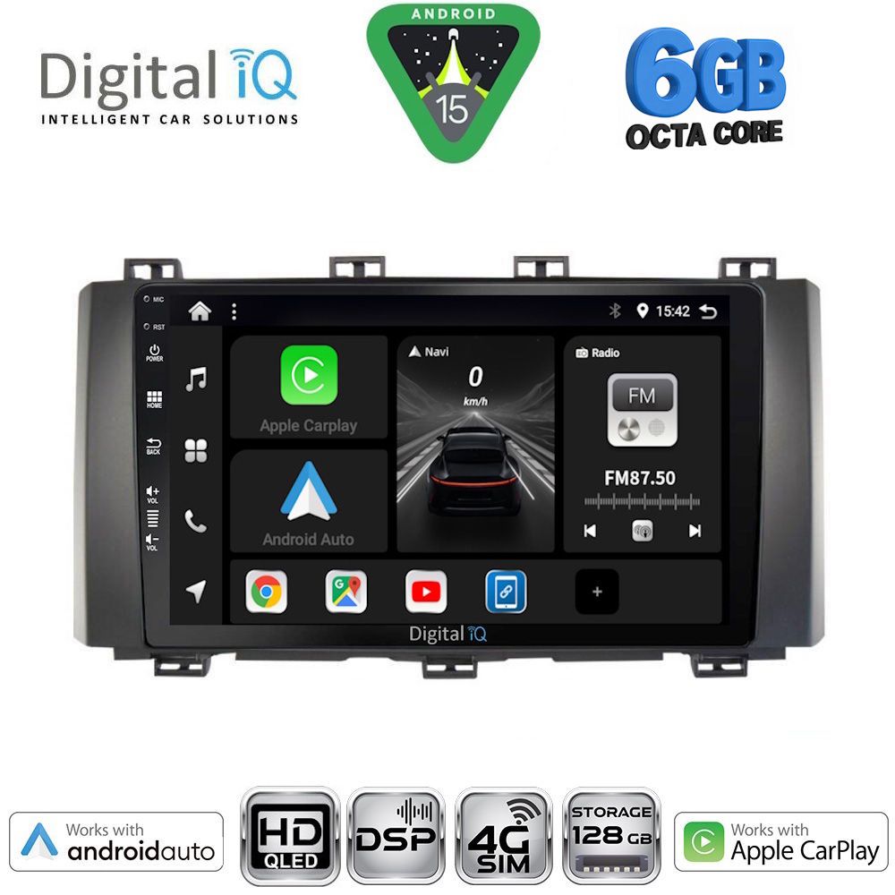 DIGITAL IQ BXF 17568_CPAA (9inc) MULTIMEDIA TABLET for SEAT ATECA mod. 2017-2025