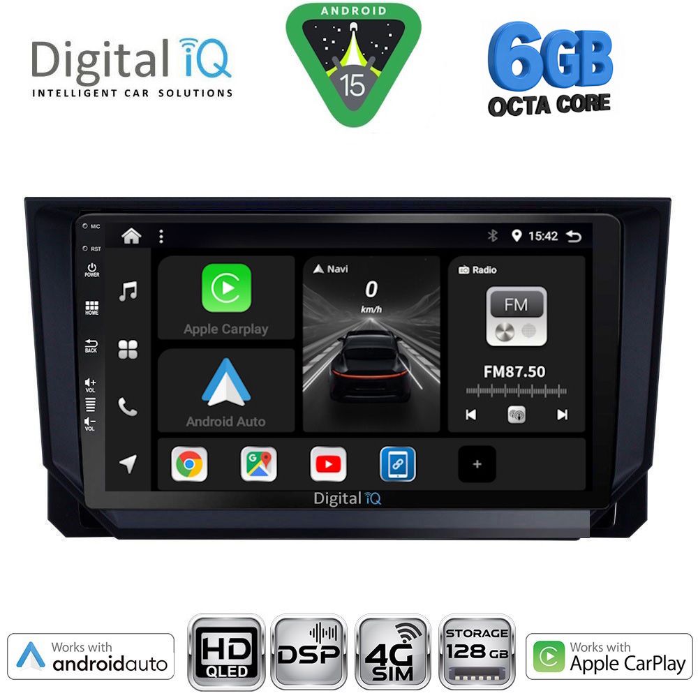 DIGITAL IQ BXF 17573_CPAA (9inc) MULTIMEDIA TABLET for SEAT ARONA - IBIZA mod. 2018-2026