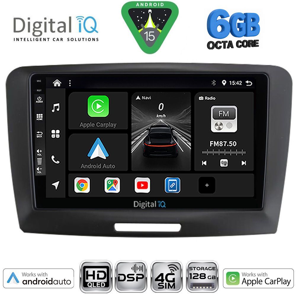 DIGITAL IQ BXF 17604A_CPAA (9inc) MULTIMEDIA TABLET for SKODA SUPERB mod. 2008-2015