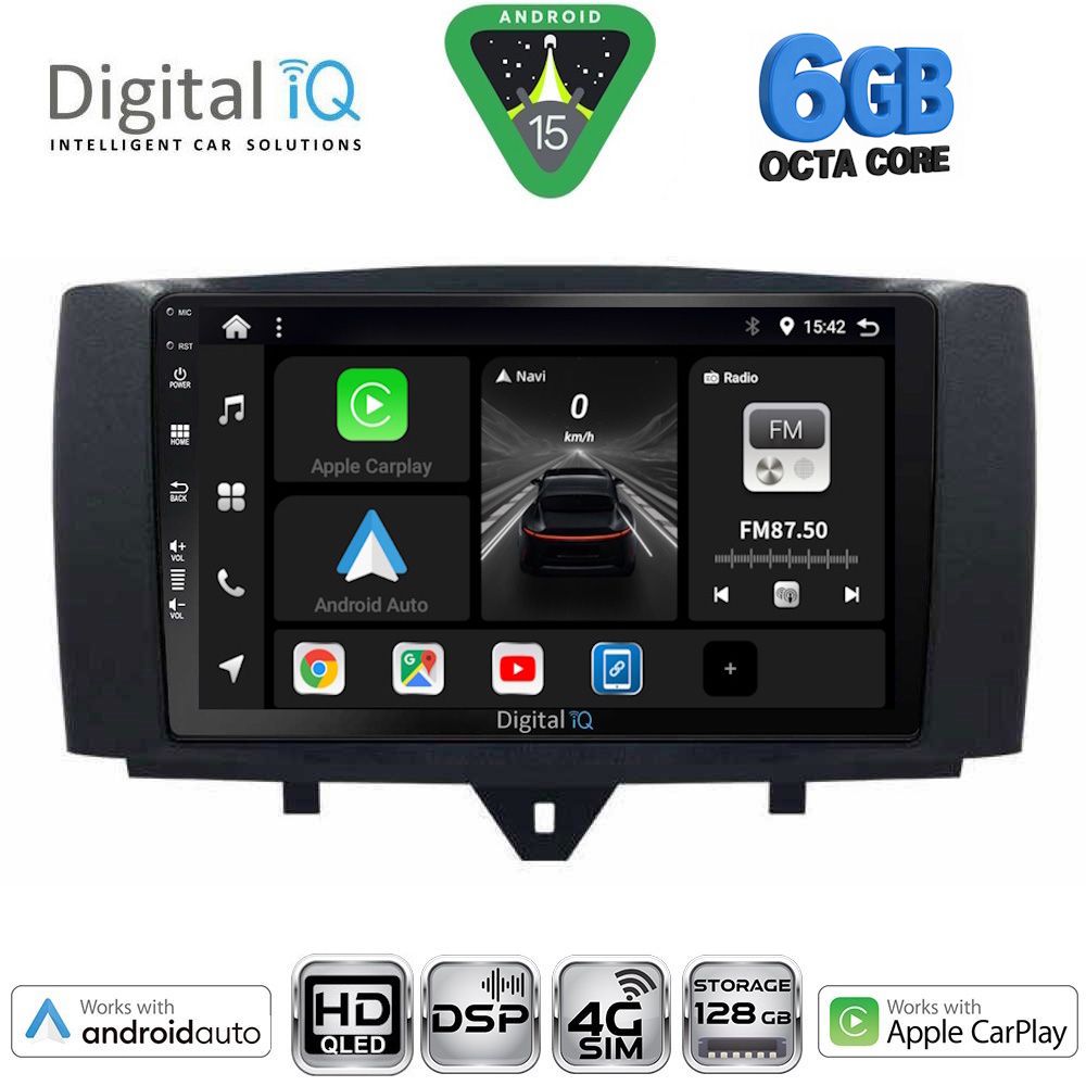 DIGITAL IQ BXF 17622_CPAA (9inc) MULTIMEDIA TABLET for SMART (451) mod. 2010-2015